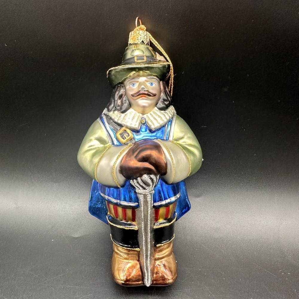 KURT ADLER POLONAISE D'ARTAGNAN AND 3 MUSKETEERS ORNAMENT AP579